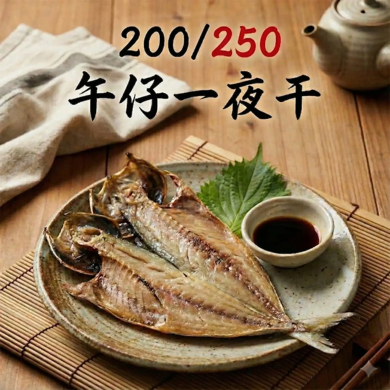 【快樂買冷凍商城】200/250午仔一夜干