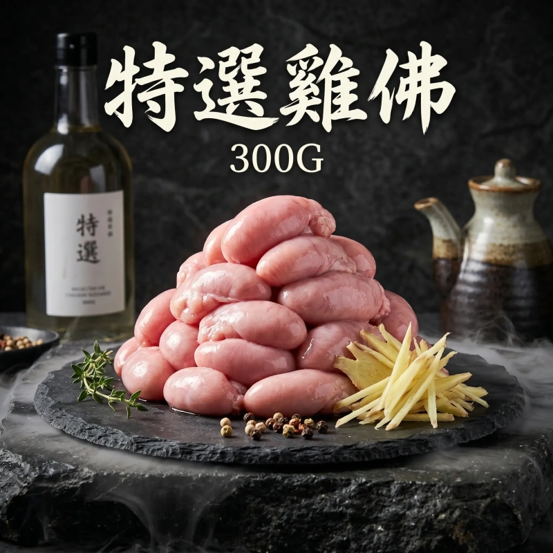 【冷凍商城】特選雞佛300g